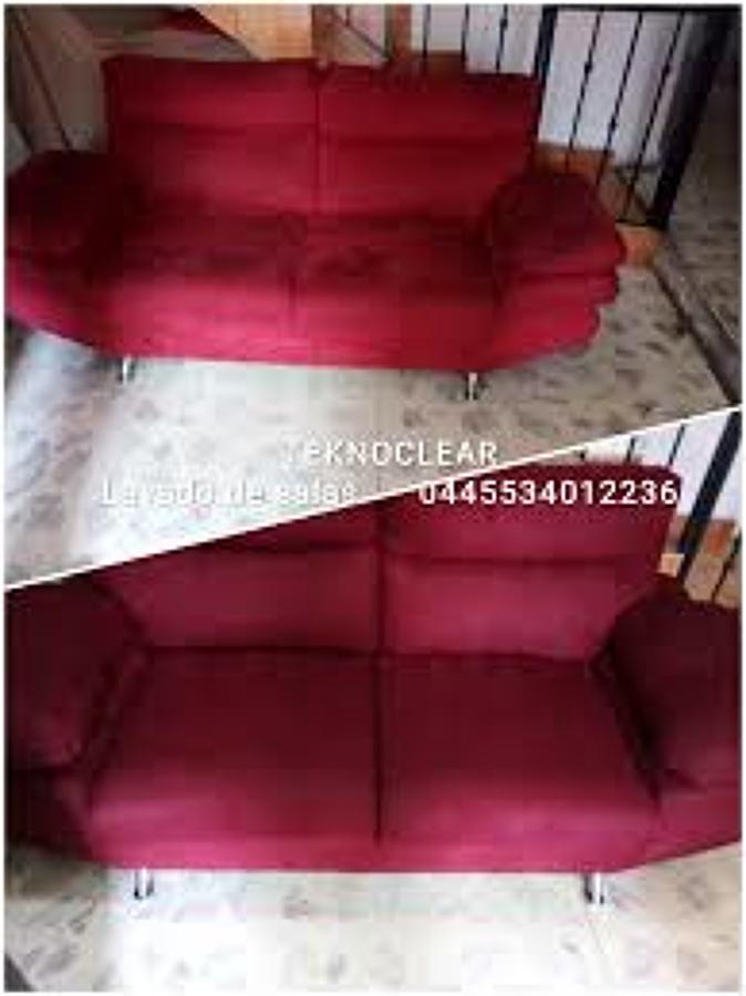 Lavado de salas de suede.