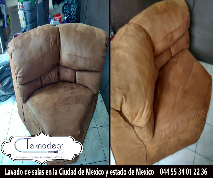 Lavado de salas de suede o terciopelo.