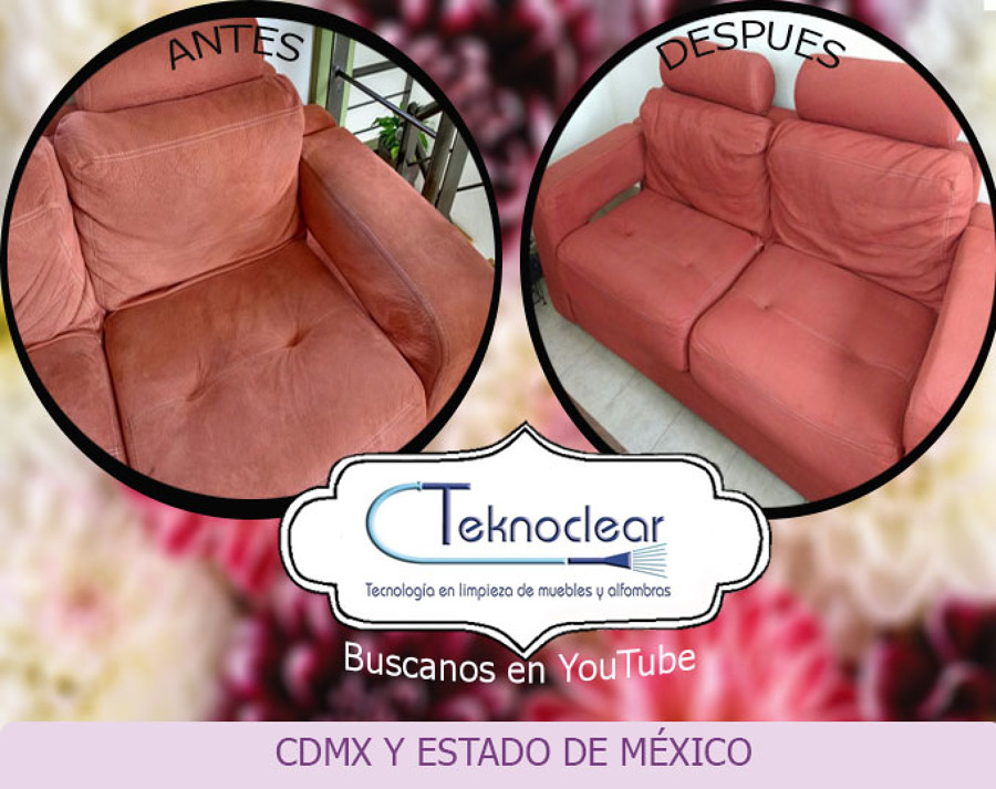 Lavado de salas de suede o terciopelo.