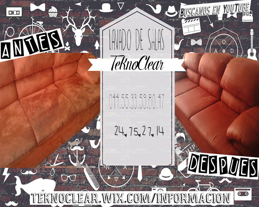 Lavado de salas de suede o terciopelo.