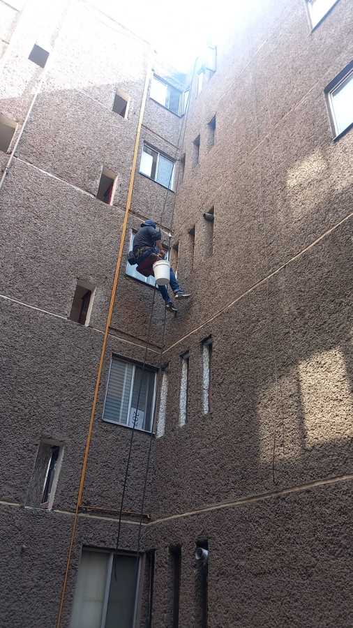 lavado de vidrios en altura