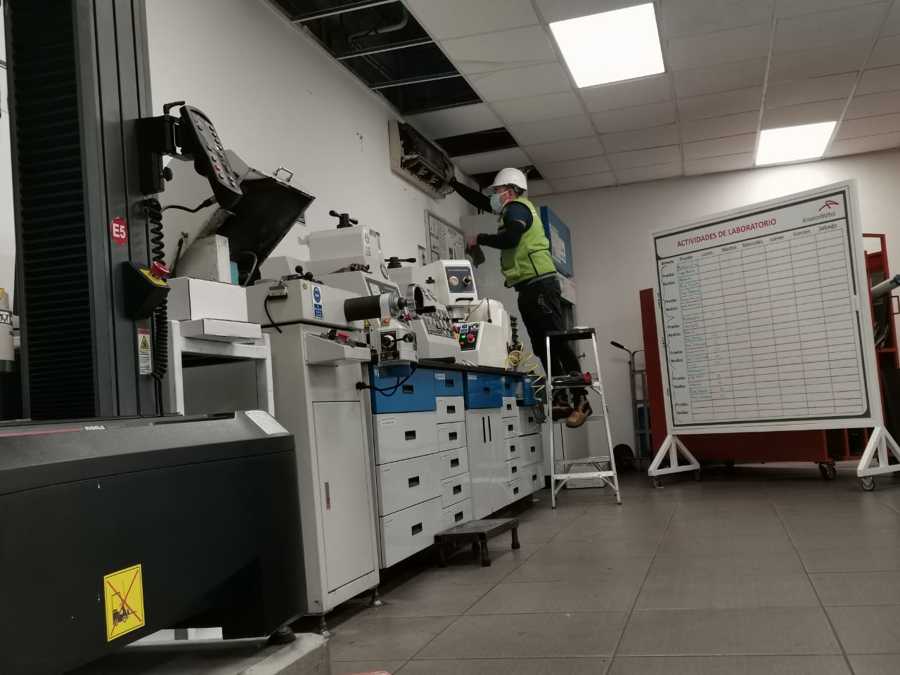 limpieza de evaporador