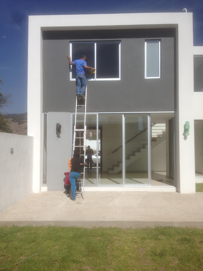 limpieza de vidrios exteriores