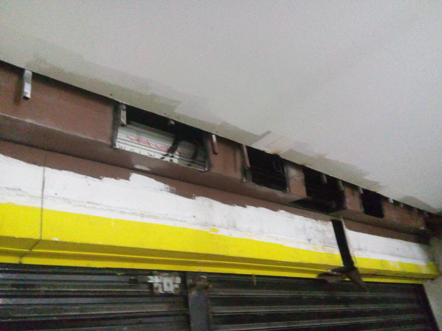 Mantenimiento a cortina existente
