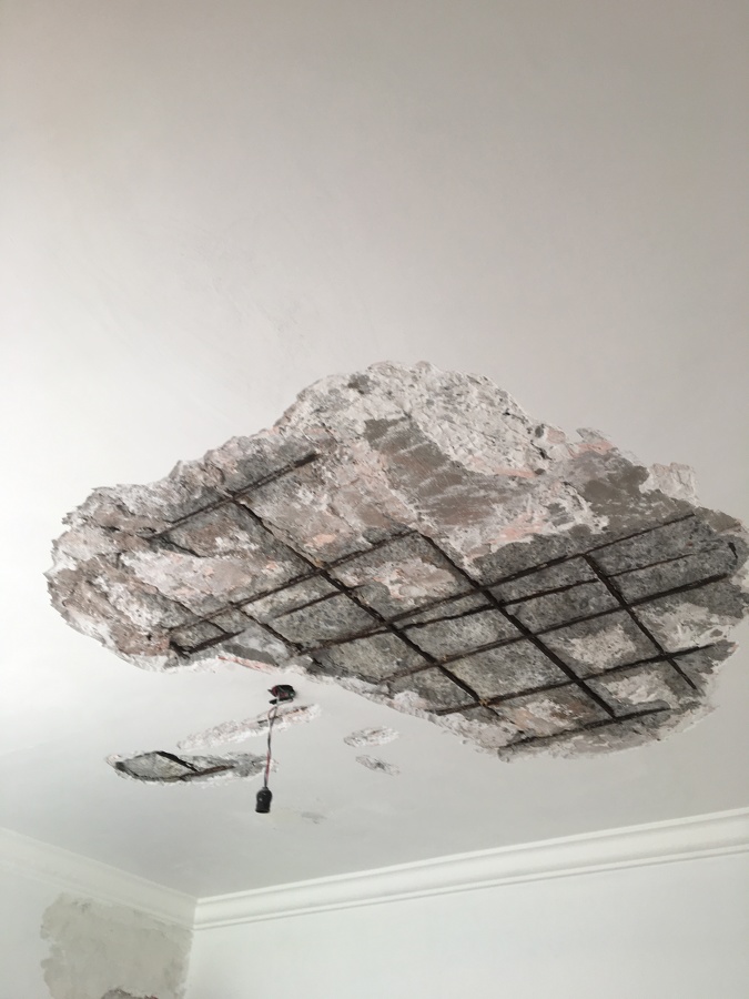 Mantenimiento de aplanados en muros y losas