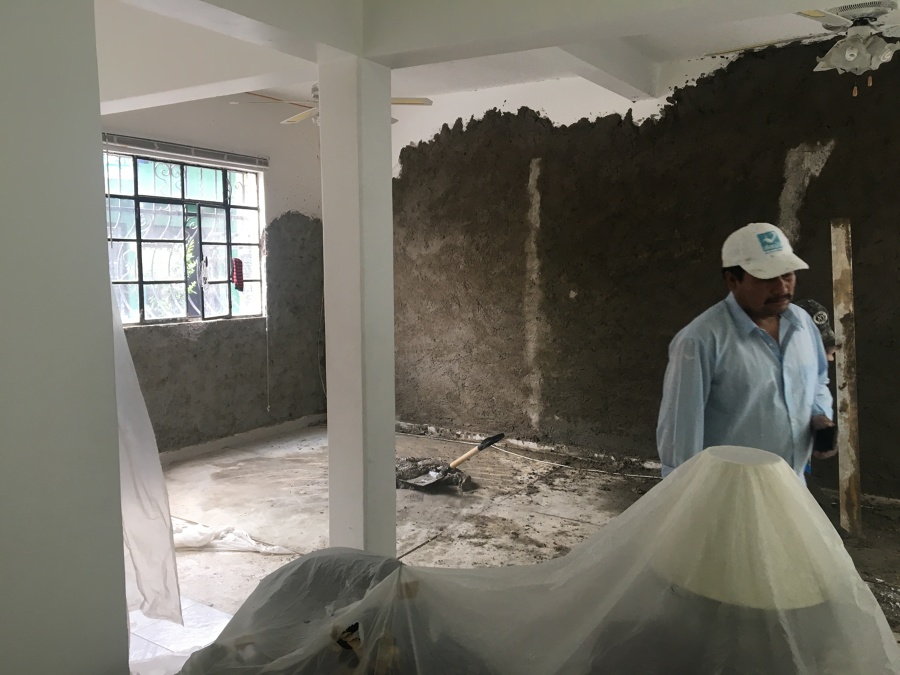 Mantenimiento de aplanados en muros y losas