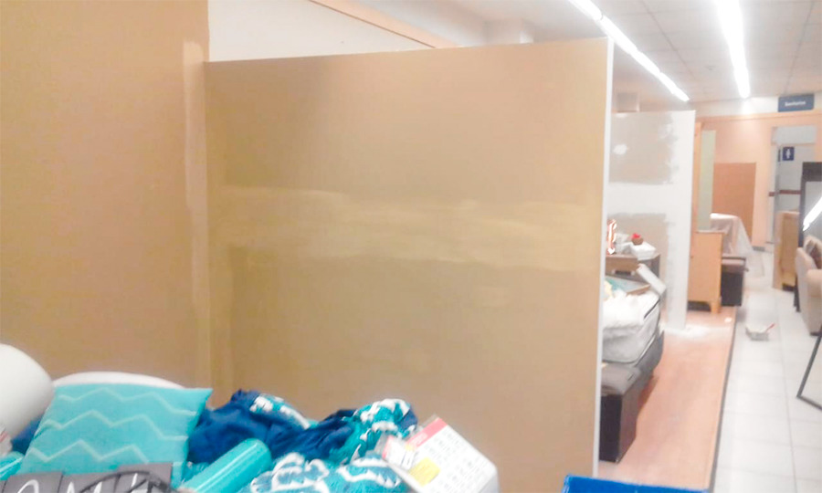 Mantenimiento de tiendas Coppel en Jalisco y Nayarit.