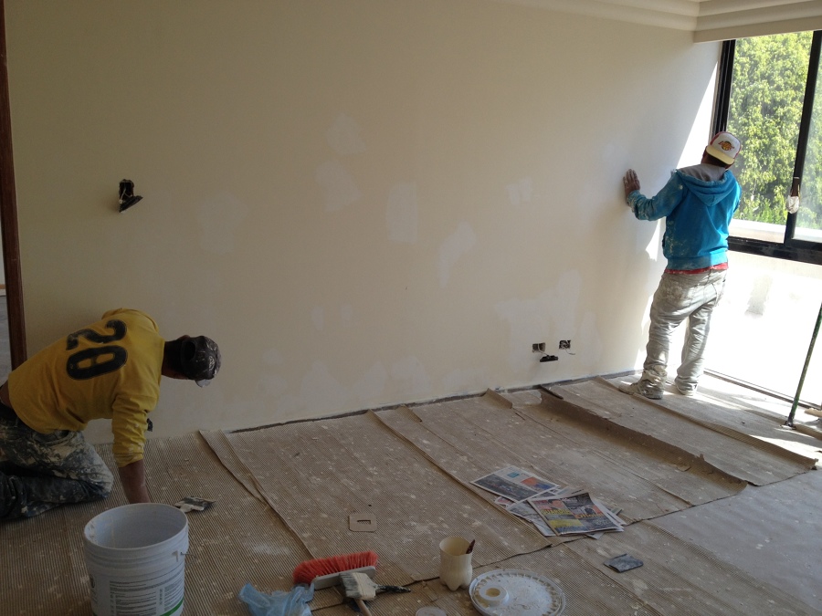 Mantenimiento y pintura en muros