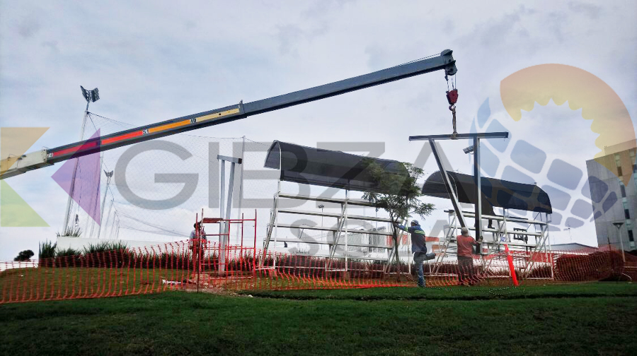 Montaje de estructura de Acero