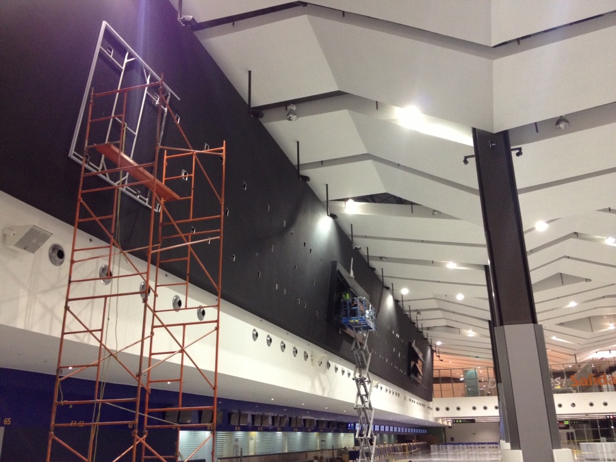 Muro a 11.00m.  estructura Publicidad