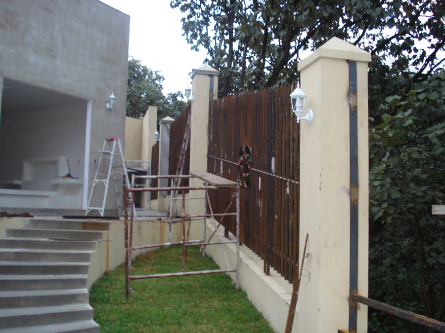 Muros de limite de propiedad