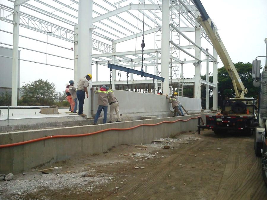 Muros para naves industriales