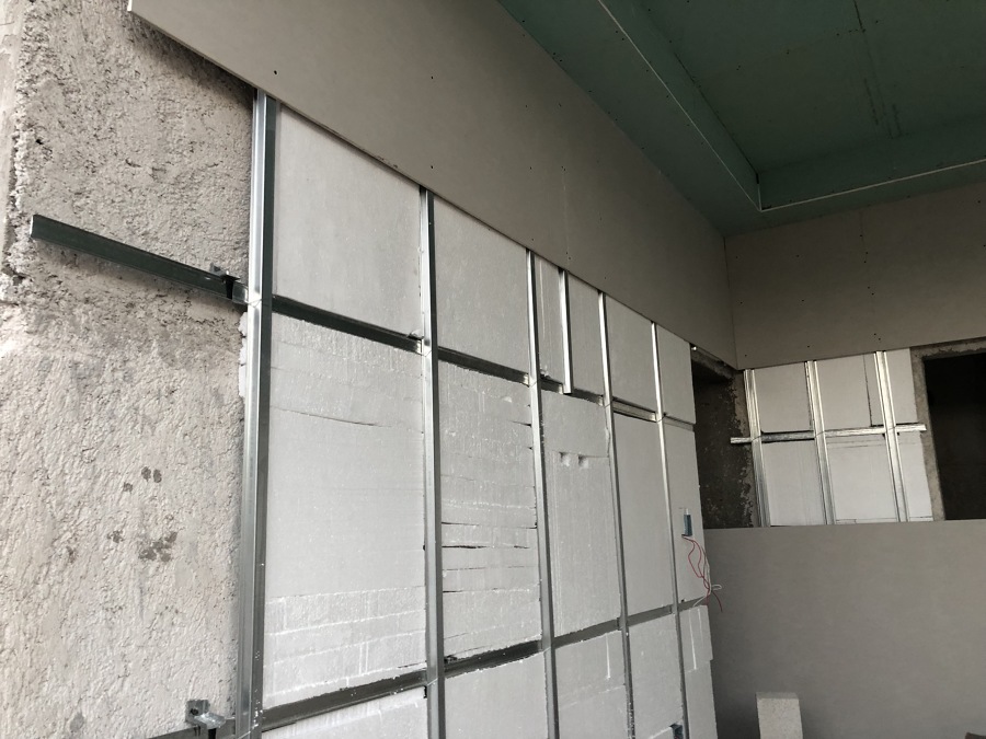 muros terminado aislante