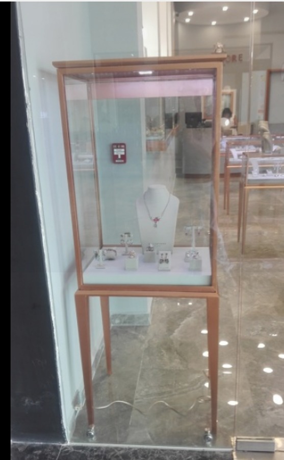 nichos ocultos y vitrinas mostradores