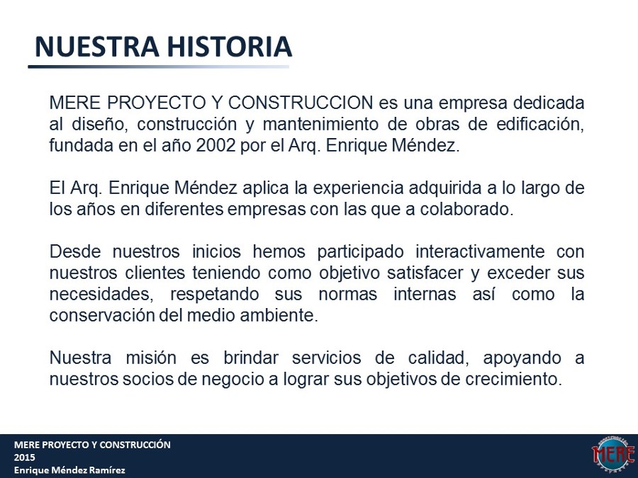 NUESTRA HISTORIA