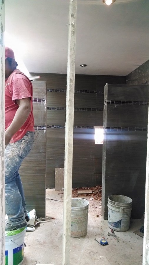 Obra en proceso en la calera 