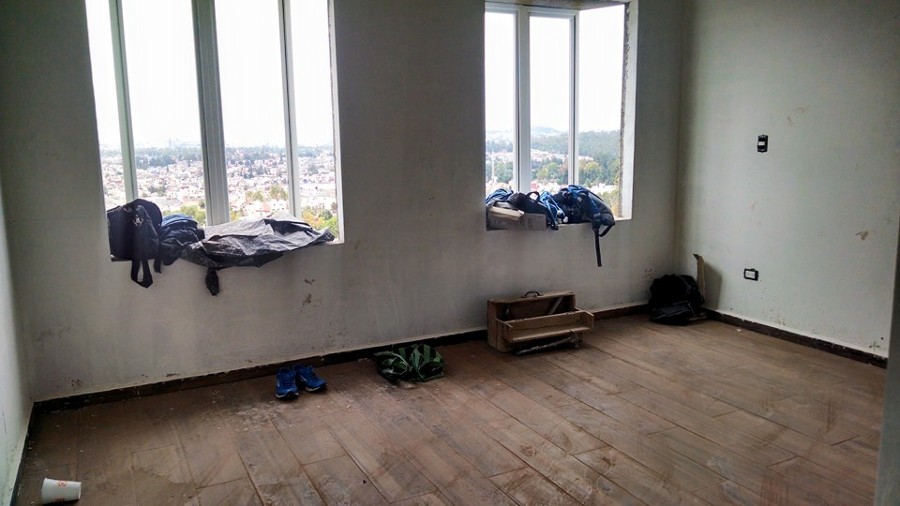 Obra en proceso en la calera 