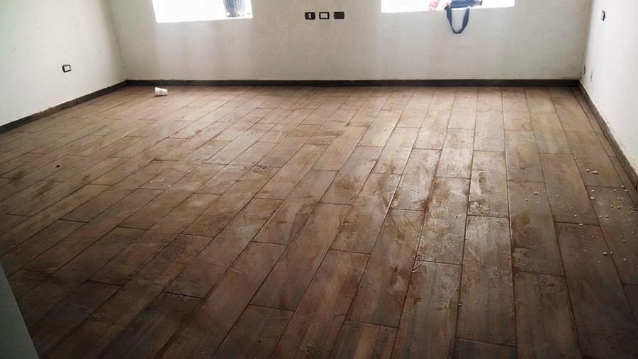 Obra en proceso en la calera 