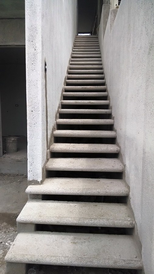 Obra en proceso en la calera 