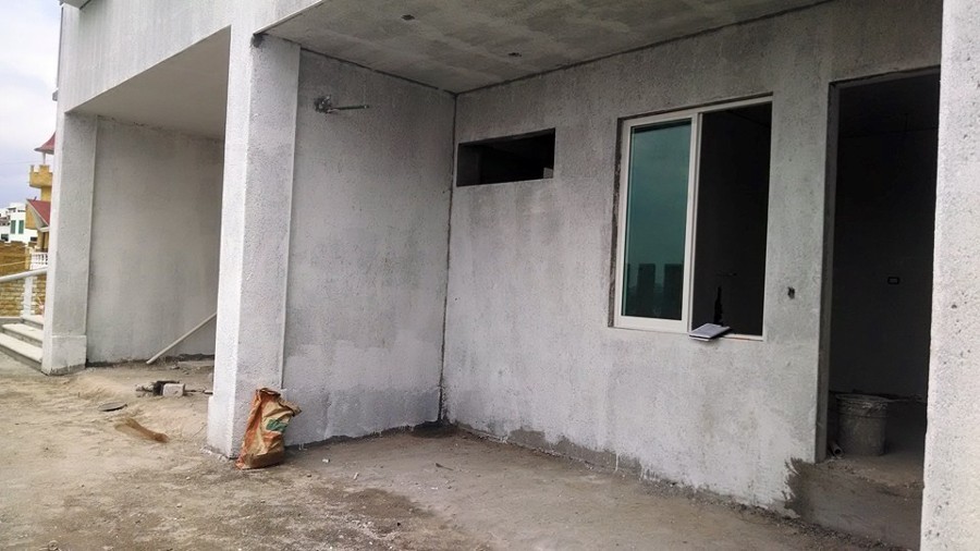 Obra en proceso en la calera 