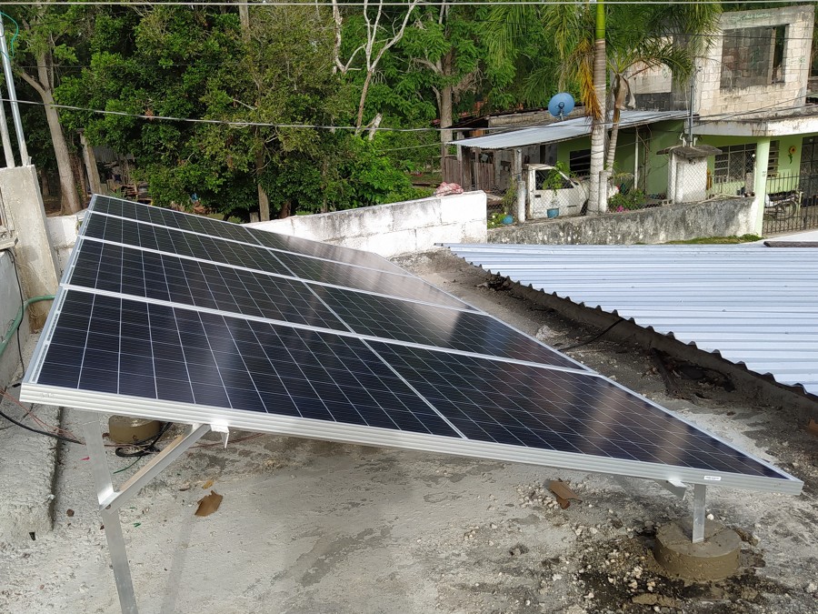 PANELES INSTALADOS EN TECHO