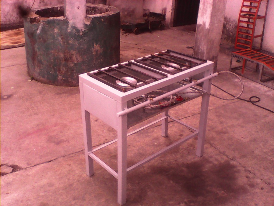 parrilla dos quemadores