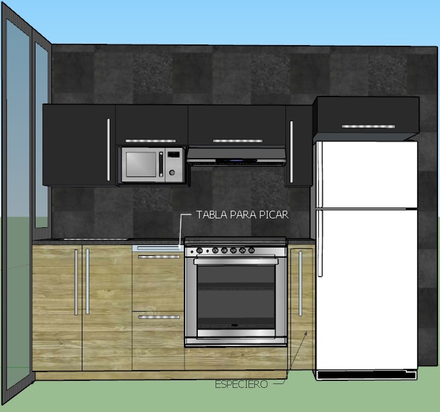 PARTE PRINCIPAL DE LA COCINA