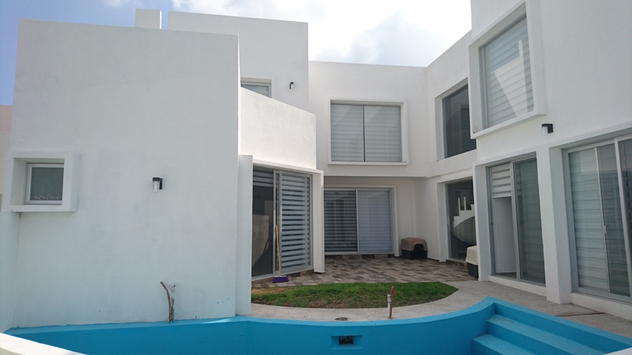 patio posterior.