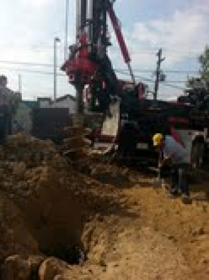 Perforación de pilotes.