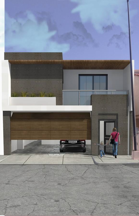 perspectiva de fachada