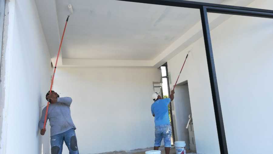 pintura en cuarto para terminar