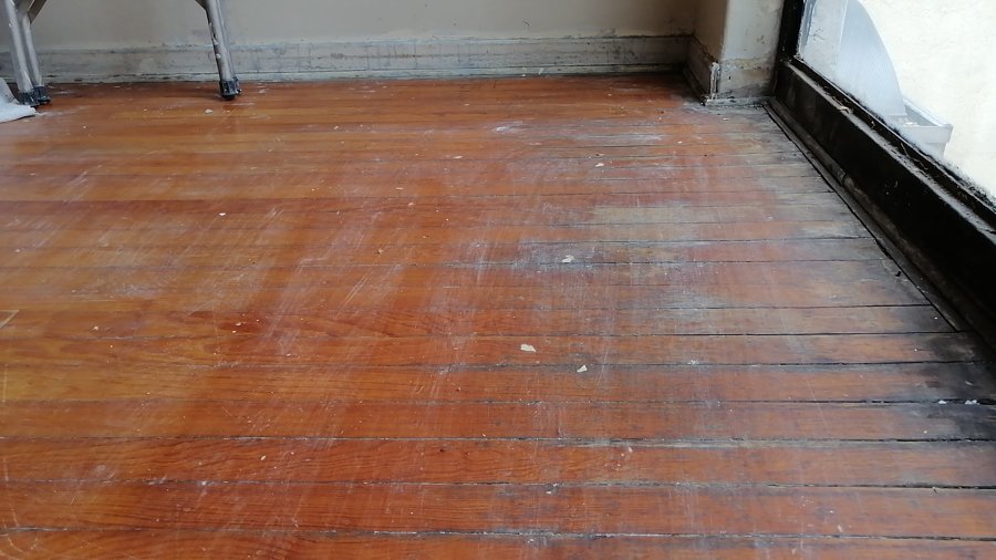 Piso antes de remodelación