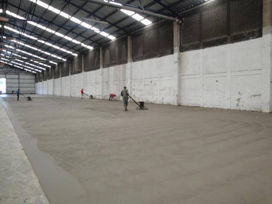 Foto: piso de concreto en proceso. terminacion pulido de javier ... De Ideas Concreto banqueta