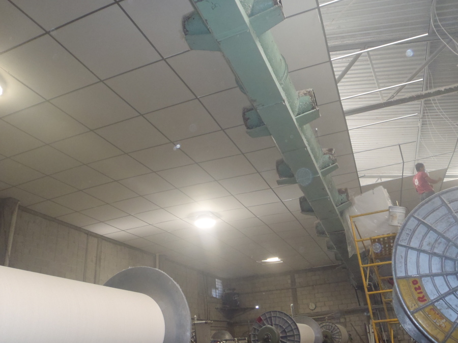 Plafond de aluminio con unicel para aplicación industrial de aislamiento térmico