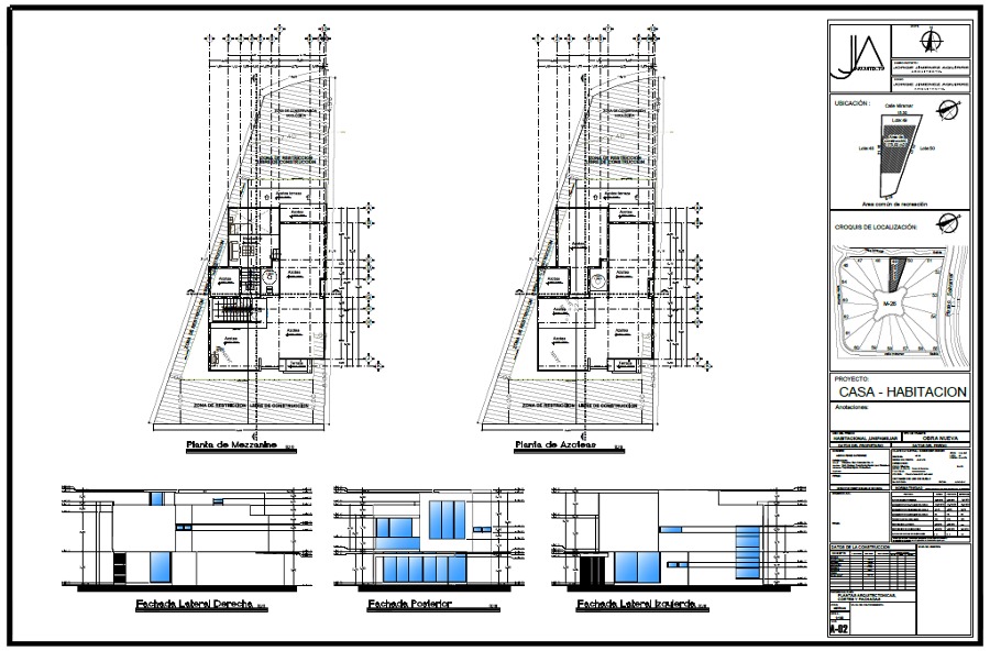 Plano Arquitectonico A-01