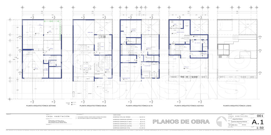 PLANO PLANTAS ARQUITECTÓNICAS