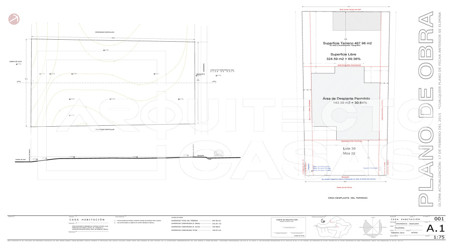 PLANO TOPOGRÁFICO
