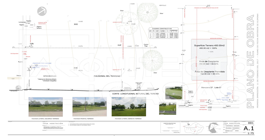 PLANO TOPOGRÁFICO
