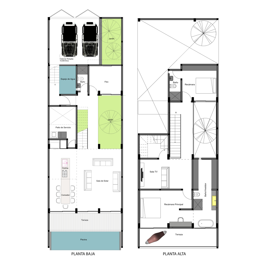 Plantas Arquitectonica