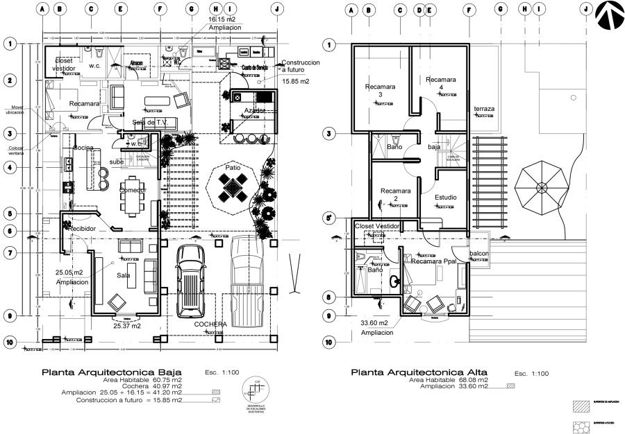 Plantas Arquitectonicas de Ampliacion
