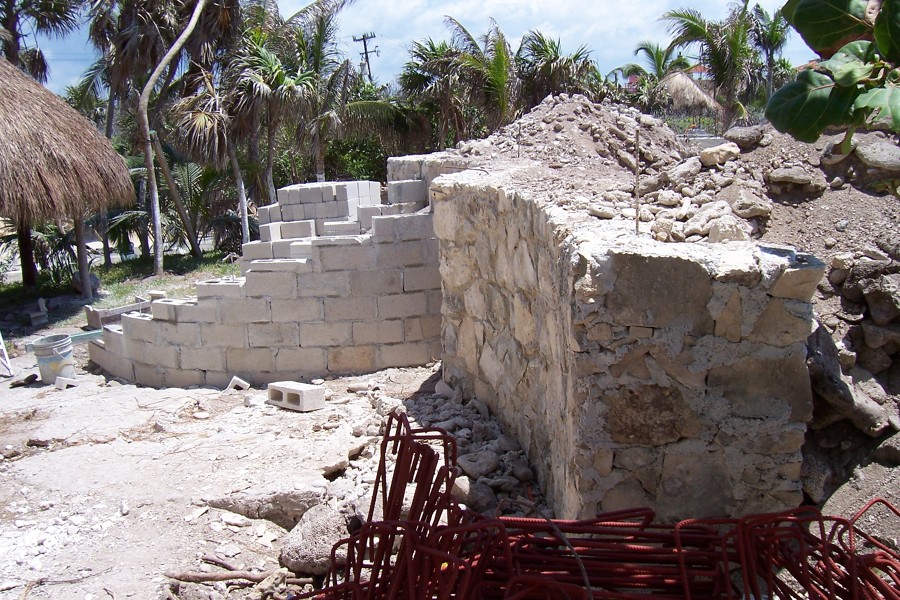 Preparación de escalera