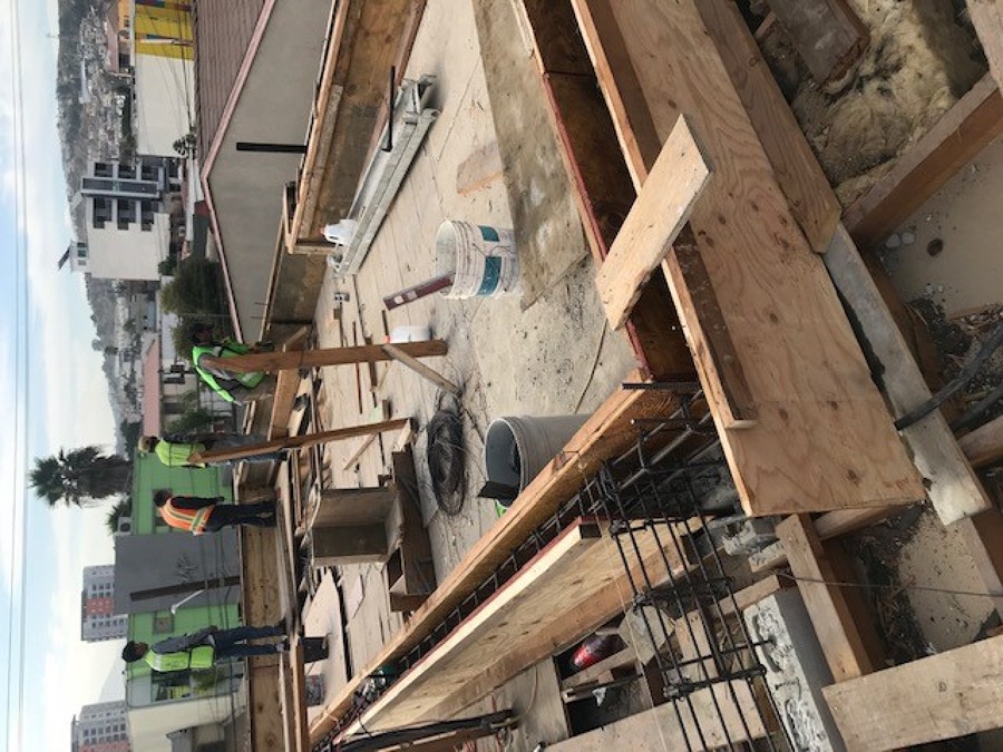 preparacion de la base para el desplante de los niveles subsecuentes