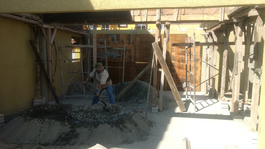 preparación de mezcla 
