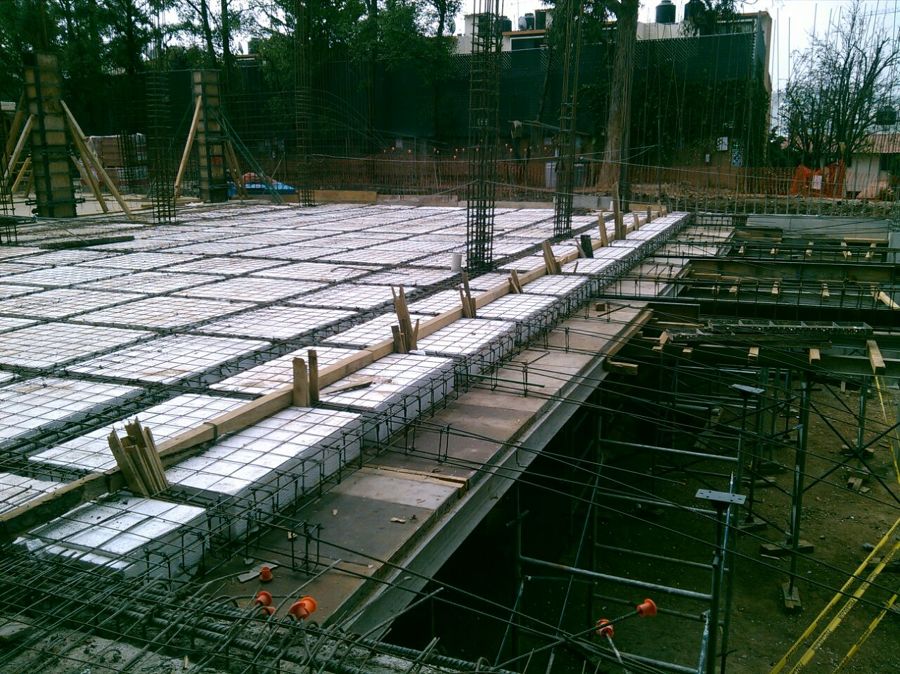 Preparación de primer losa de entrepiso