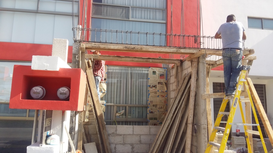 Preparación de trabes de cerramiento