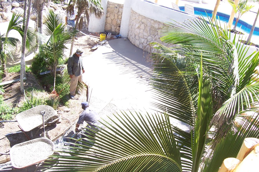 Preparacion del concreto estampado