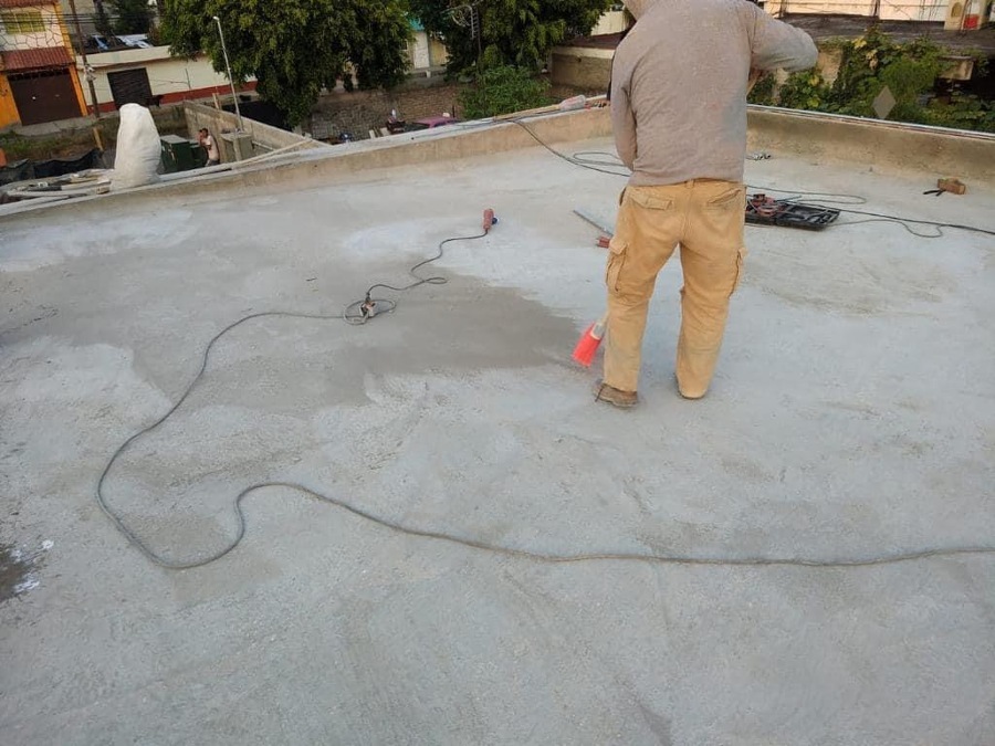 Preparativos para impermeabilizar