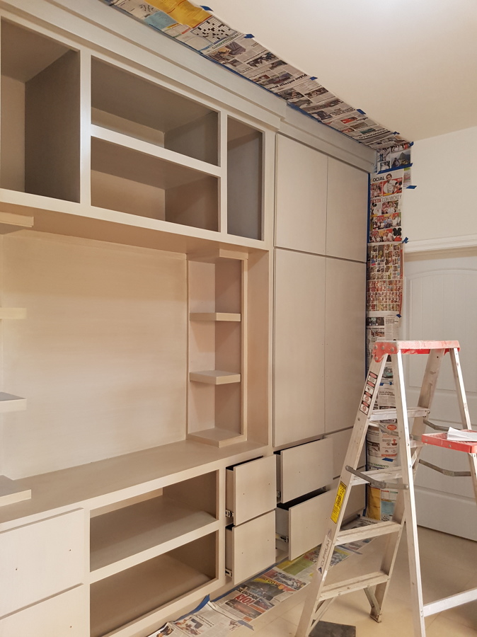 Proceso de detallado de pintura