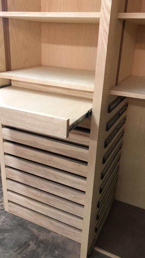 Proceso de fabricación armario