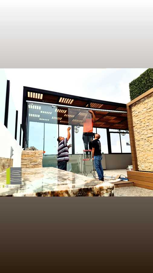 proceso de instalación de cancel de cristal